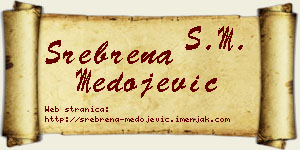 Srebrena Medojević vizit kartica
